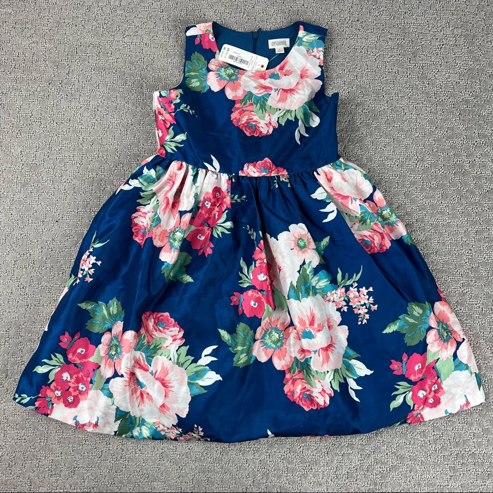 NWT Gymboree floral‎ girls dress size 5
